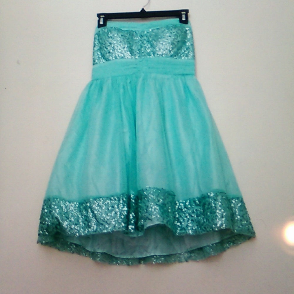 Strapless Dress With Sequence